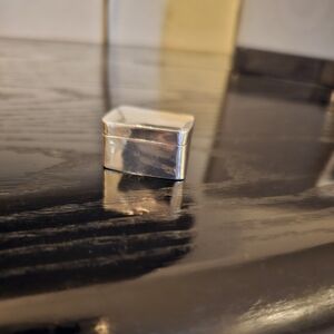 Sterling Silver Antique Pill Box Stamped